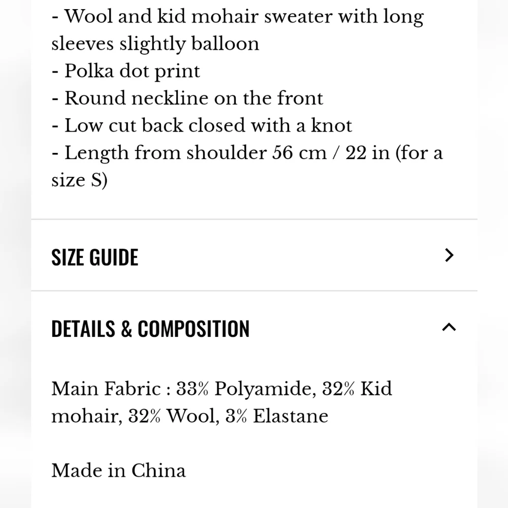 Nwt! Sezane Alban jumper polka dot - Picture 4 of 10